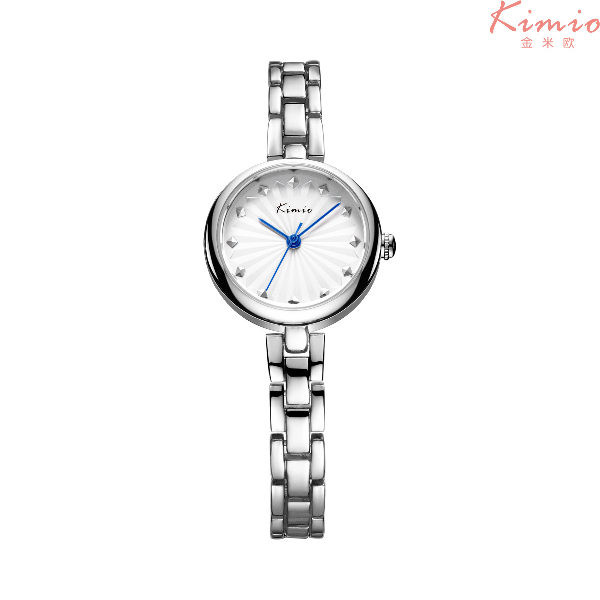 Fashion alloy ladies watch japan movement quartz watch wrist blue watch women