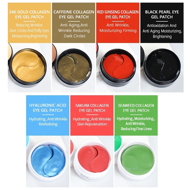 Eyes Care Anti Wrinkle Moisturizing Dark Circles Collagen Eye Patches Hydrogel Under Eye Patch