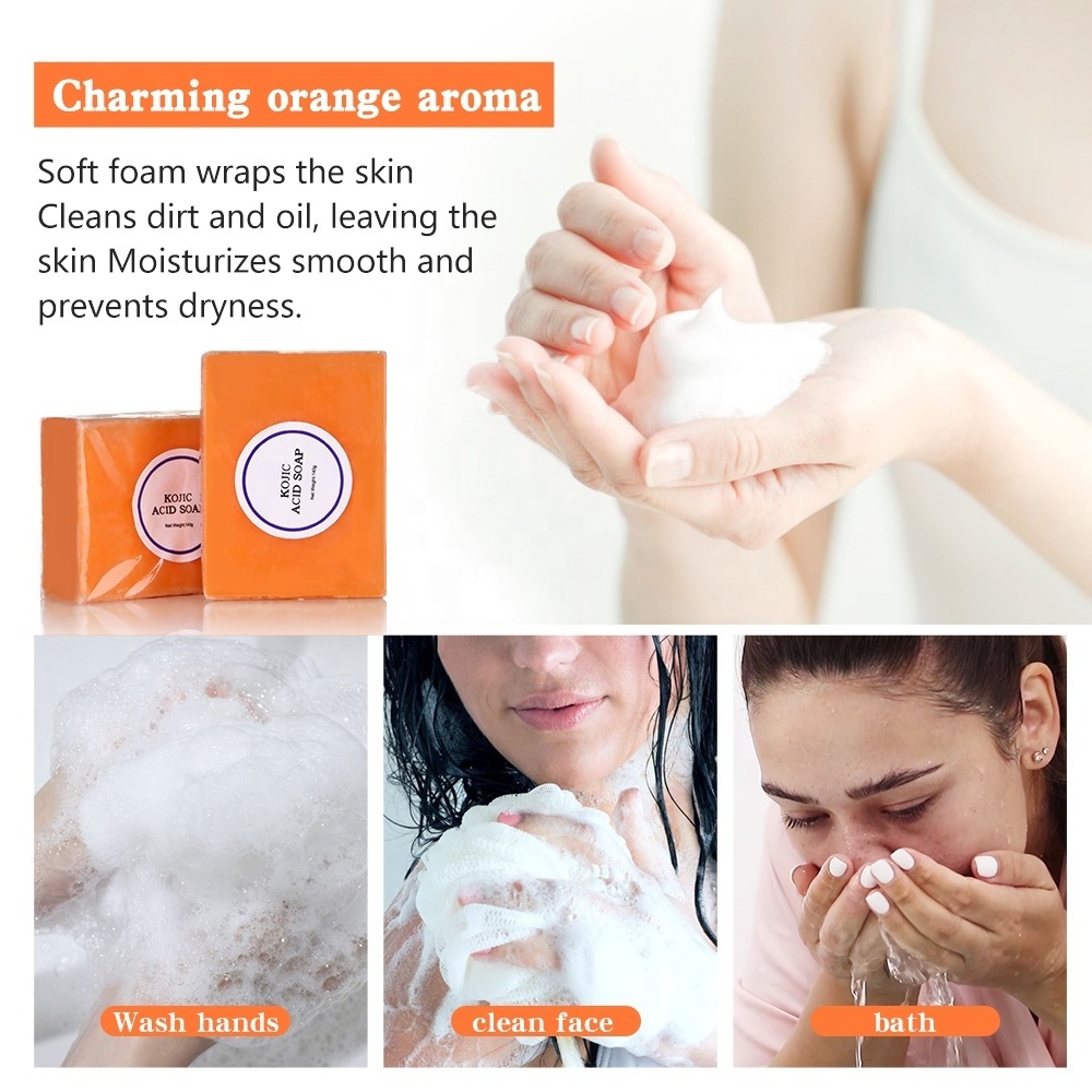 Kojic Acid Soap Clean Body Face Brightening Pigmentation Dark Spots Skin Lightening Kojic Acid Soap