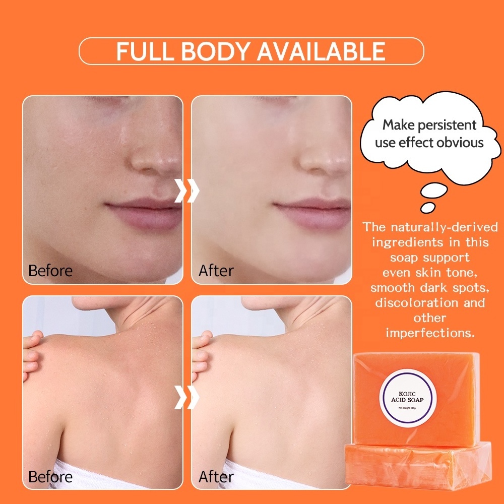 Kojic Acid Soap Clean Body Face Brightening Pigmentation Dark Spots Skin Lightening Kojic Acid Soap