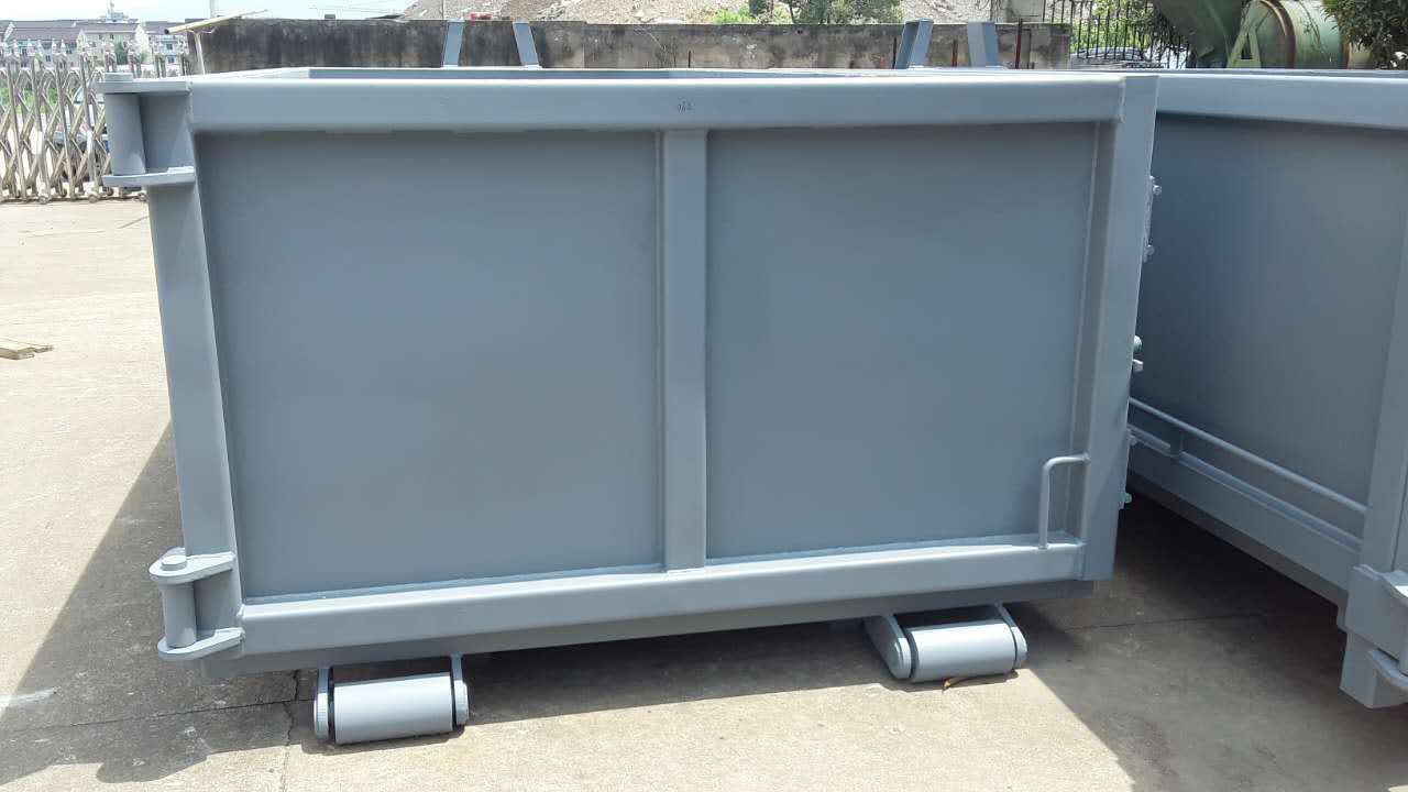 T502D open type lead the industry golden supplier bin storage hook lift bin trailer