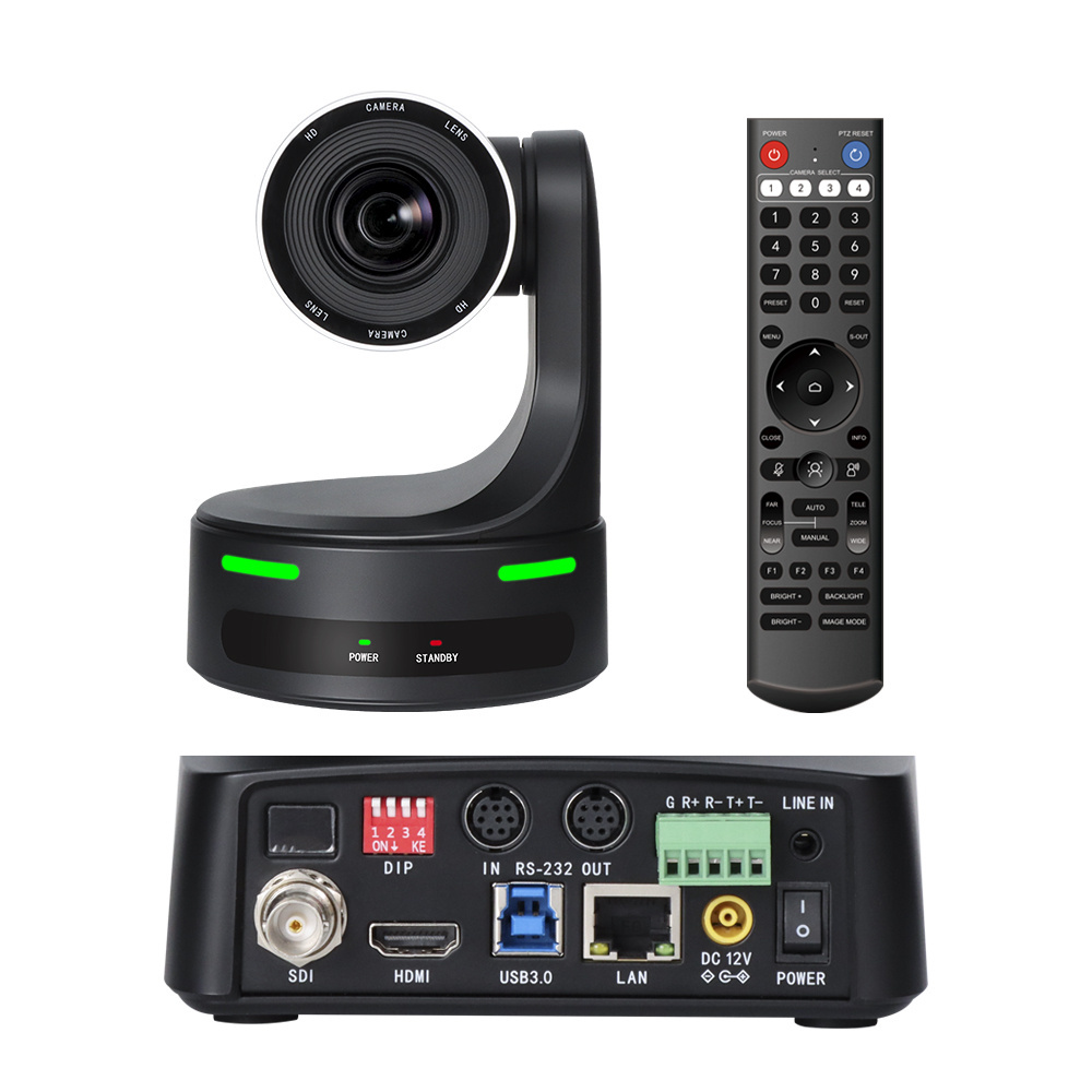 HDMI 20x optical zoom ptz camera 360 degrees pan voting conference system 1080p ptz conference zoom video ip sdi poe ptz camera