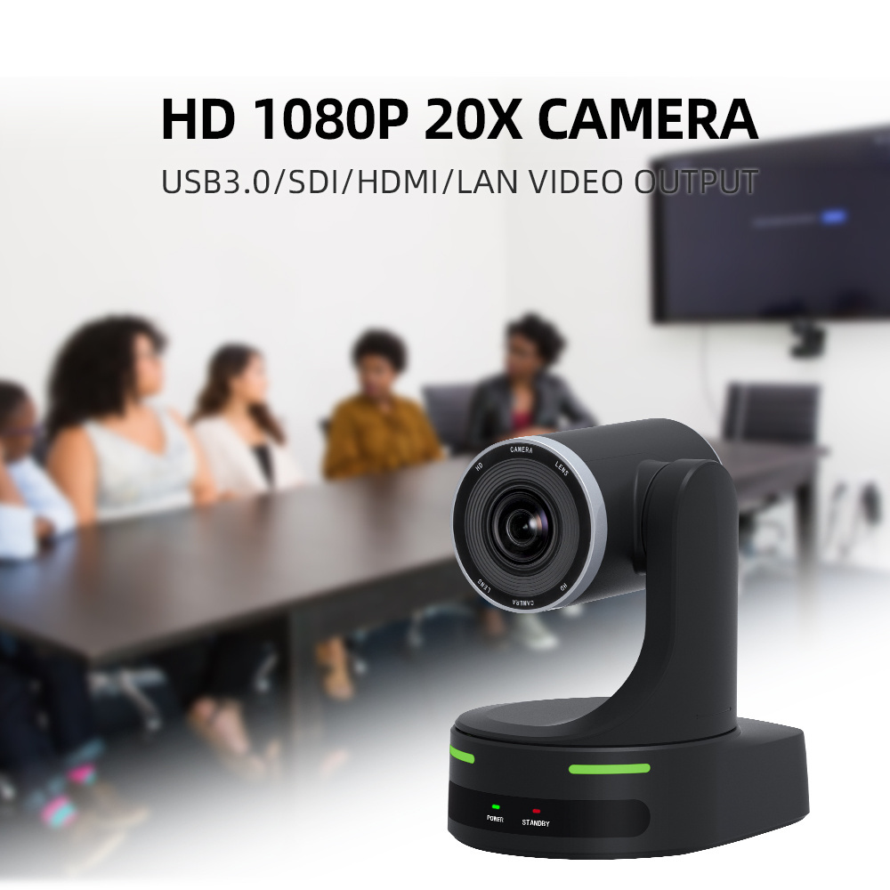 HDMI 20x optical zoom ptz camera 360 degrees pan voting conference system 1080p ptz conference zoom video ip sdi poe ptz camera