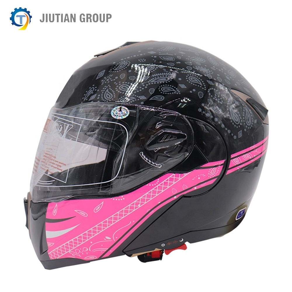 Motorcycle Women Pink Helmet