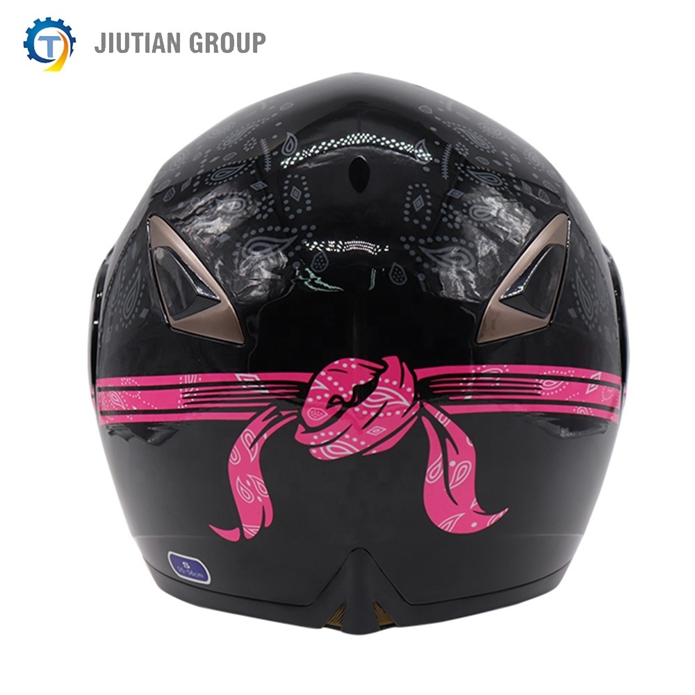 Motorcycle Women Pink Helmet