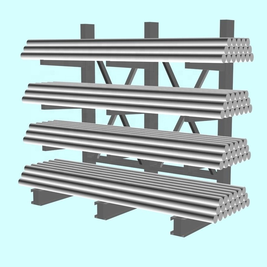 Heavy Duty H-shaped Steel Cantilever Racking System Racks For Long Items