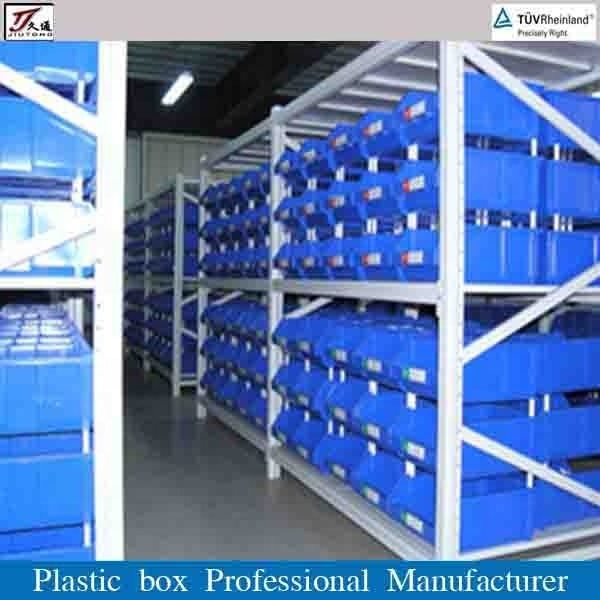 Adjustable Medium Duty Storage Warehouse Shelving System with Stackable Bins