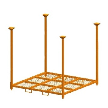 Portable Stacking Transporting Rack for Warehouse Storage