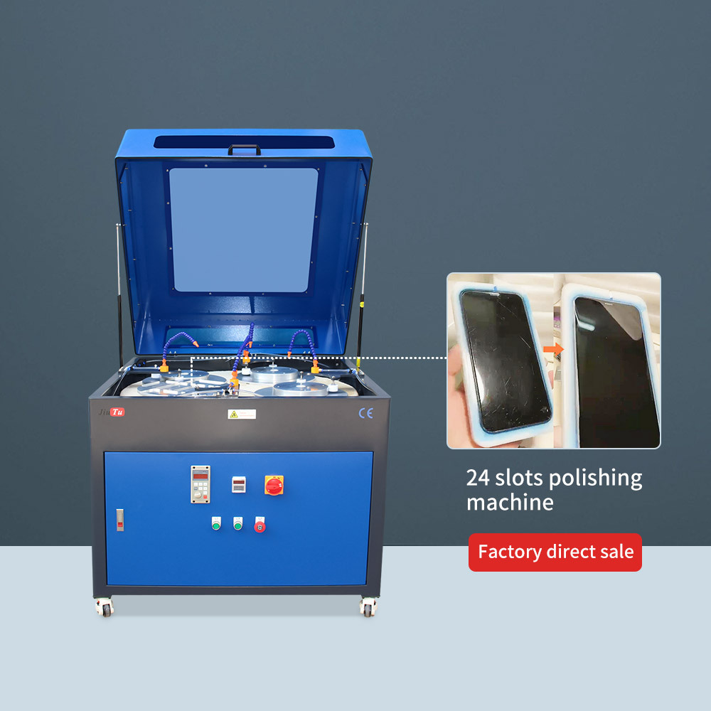 24 Slots Grinder For iPhone iPad Mini/Air/Pro Each Model Screen Scratch Removal Polishing Machine