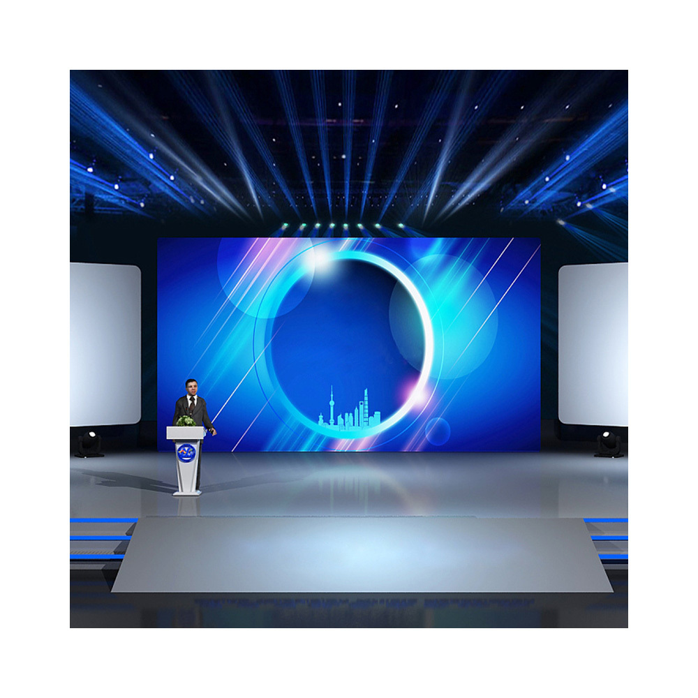 High Refresh Rate Highlight Indoor 3D Led Video Display Wall Price P1.6 P1.8 P2.5 P4 P5 Led Display Panel