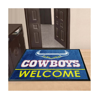 Custom Designed Logo Door Mats Nylon Rubber Carpet Floor Mat for Outdoor & Bar Entrance Printed Advertising Doormat