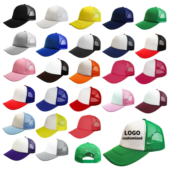 Custom Print 3D Puff Logo OTTO 5 Panel Polyester Mesh Baseball Cap Embroidery Plain Gorras Blank Golf Rope Foam Trucker Hat Cap