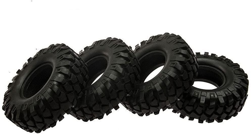 1/10 RC Crawler Car Tire 4pcs 1.9inch 108mm Rubber Tyre for Axial SCX10 D90 RC Off-Road Tire