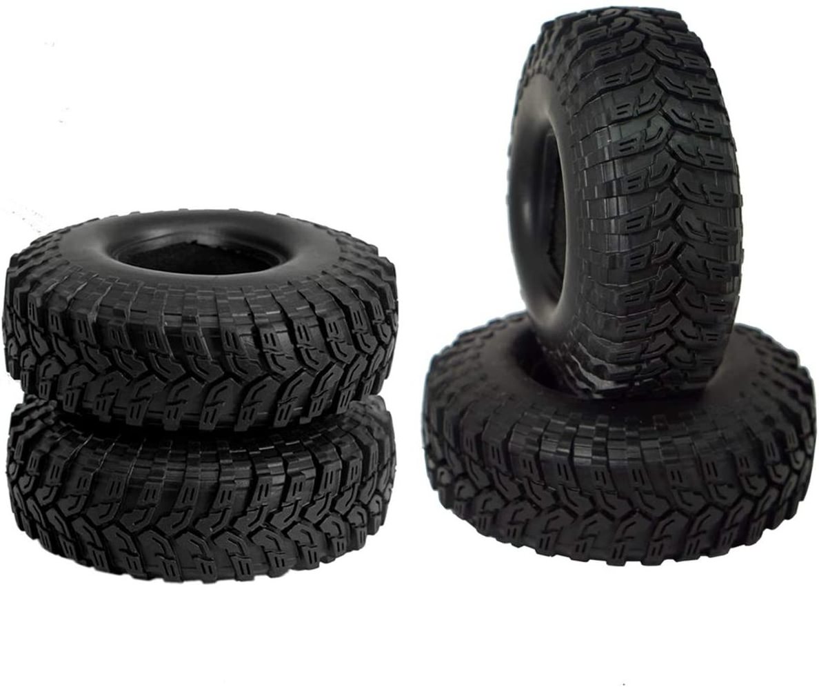 RC Crawler Tire for Axial SCX10 90047 D90 D110 Tamiya CC01 for Traxxas TRX-4 1.9