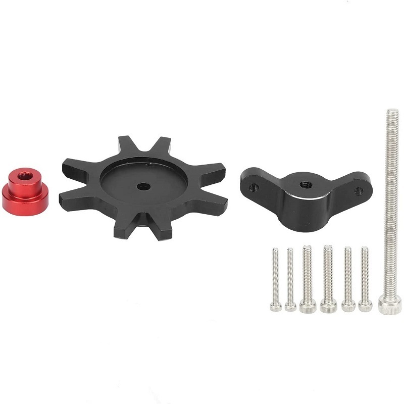 RC 1.9/2.2 inch Beadlock Wheels Hub Tire Assembly Disassembly Tools for 1:10 RC Crawler Car TRX4 TRX6 Accessories(Black)