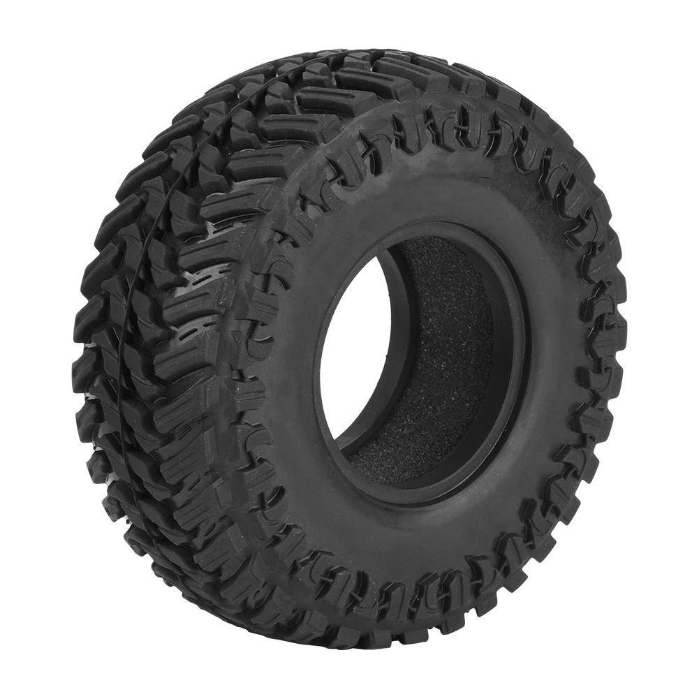 RC Car Rubber Tire  4pcs 1.9inch 45mm Rock Crawler Rubber Tire Wheel Tyre with Sponge for Trx4 Axial SCX10