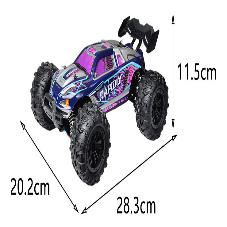 Popular Kids Gift 1/16 4WD RC Toys Remote Control Car Speed Buggy Off Road Model Fast Racing Vehicle 35km/H 4CH Electric 2.4G