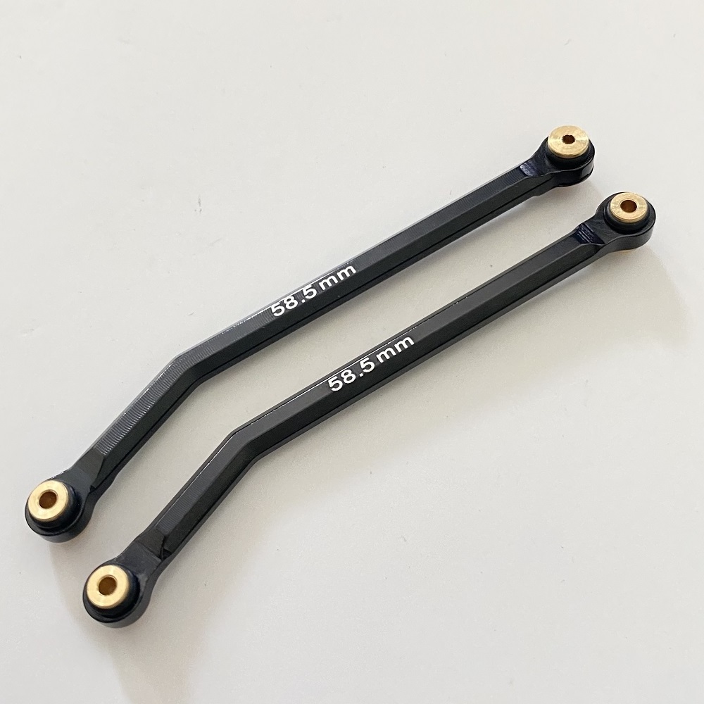 Aluminum Alloy High Clearance Link  Upgrade Parts w/ Steering link for 1/24 RC Crawler Axial scx24 C10 JLU Bronco