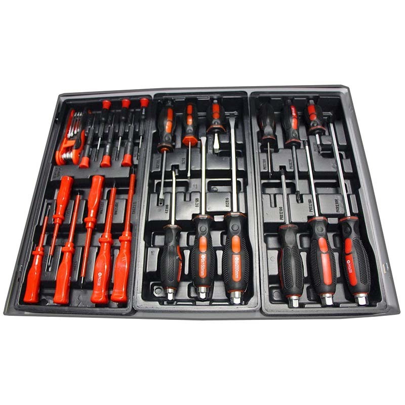 148PCS Srunv Tools Professional Mechanic Tool Set Tool Rachet Wrench Screwdriver Cabinet Trolley