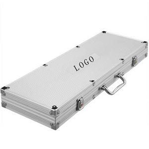 Empty Aluminum Tool case for CASINO All in Poker Chips set 500  Pieces storage box