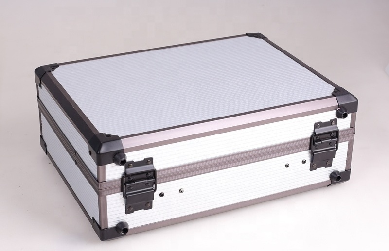 Portable Carrying 37X27X14cm Aluminum storage box Free Size Toolbox