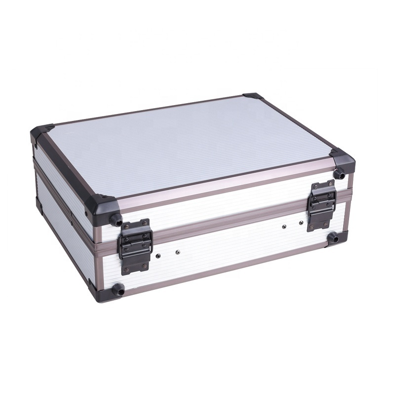 Portable Carrying 37X27X14cm Aluminum storage box Free Size Toolbox