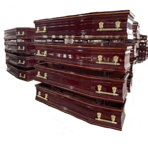 Cheap Wooden Glass Casket Colors of Coffin Coffins