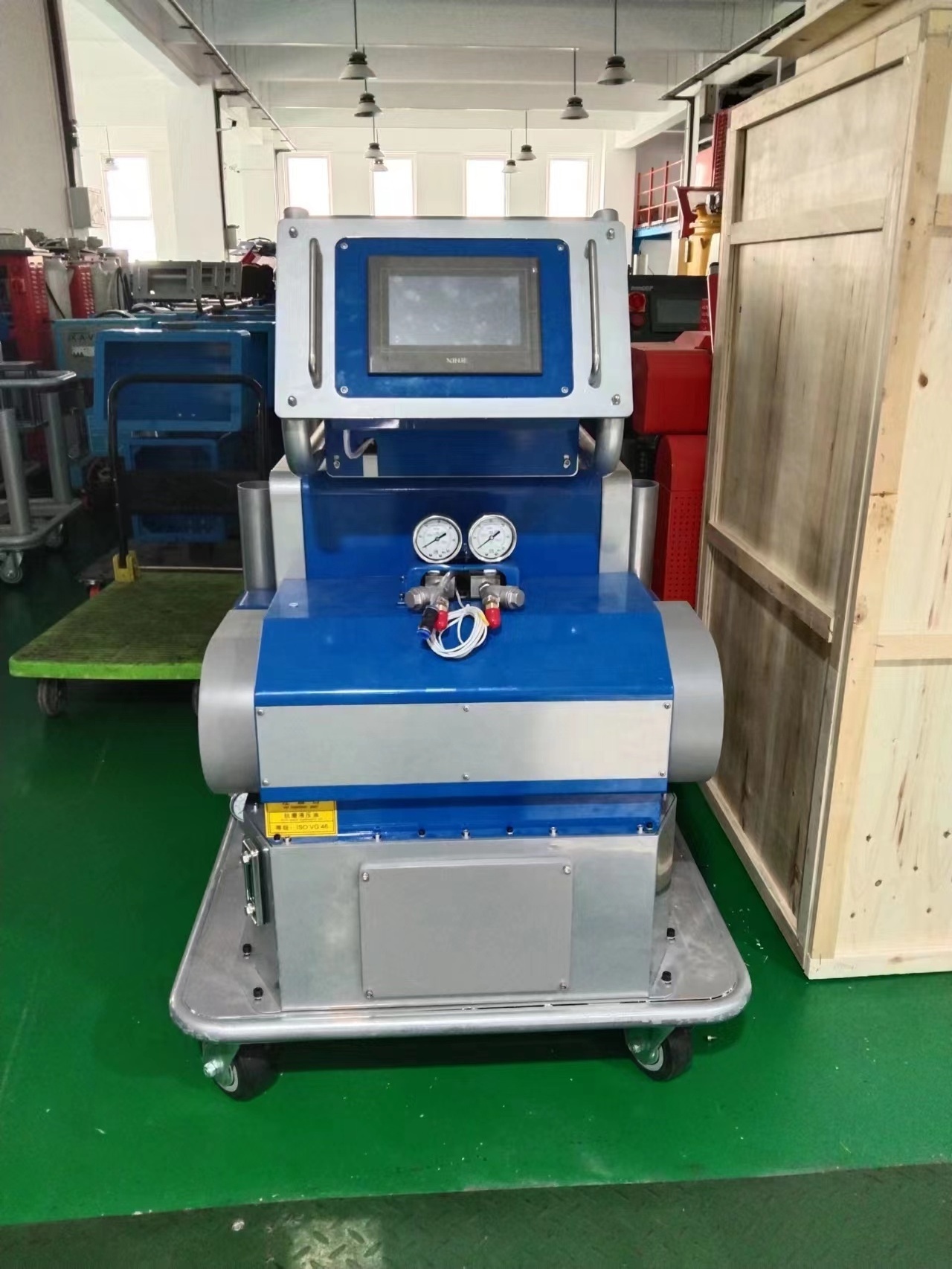 JX-Graco insulation Model-V6T Large Flow pu foam spray machine