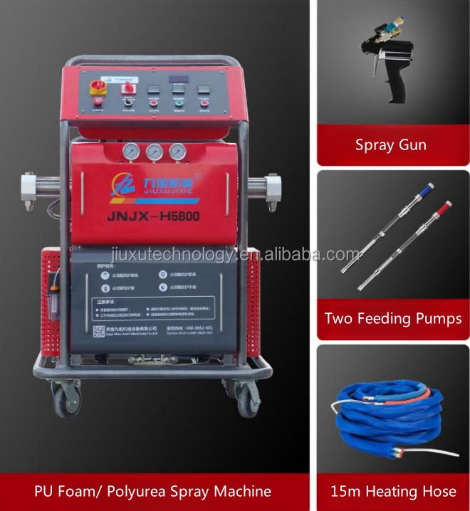 High pressure with heating industry foam sprayer