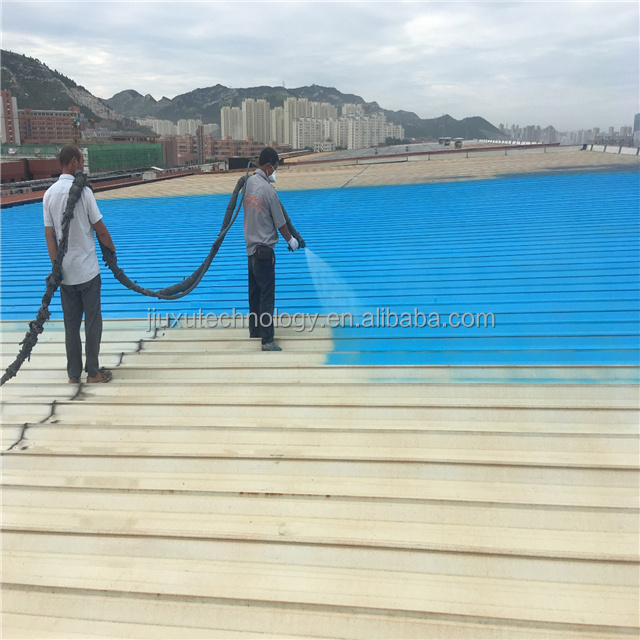 Swimming pool double components polyurea spray