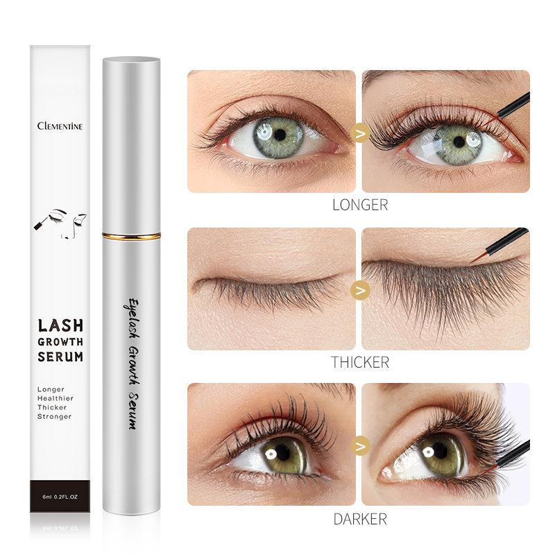 Vegan eyelash growth serum treatments product private label organic keratin eye lash serum