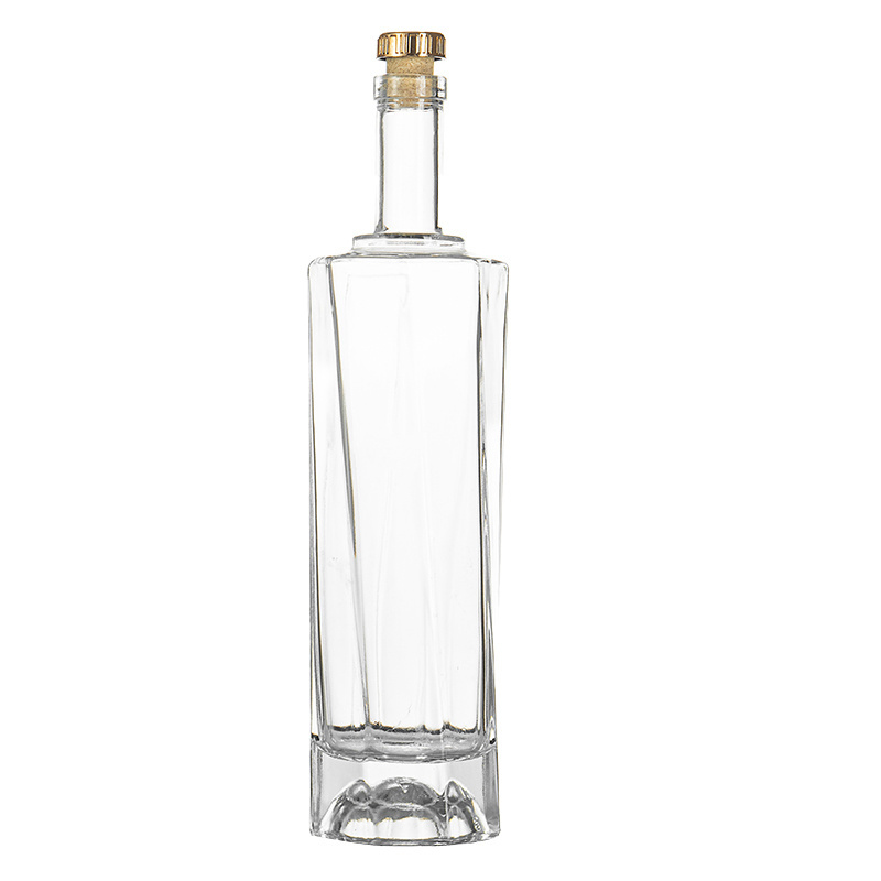 Cheap wholesale empty patron tequila bottles long neck tequila bottle tequila bottle 500 ml