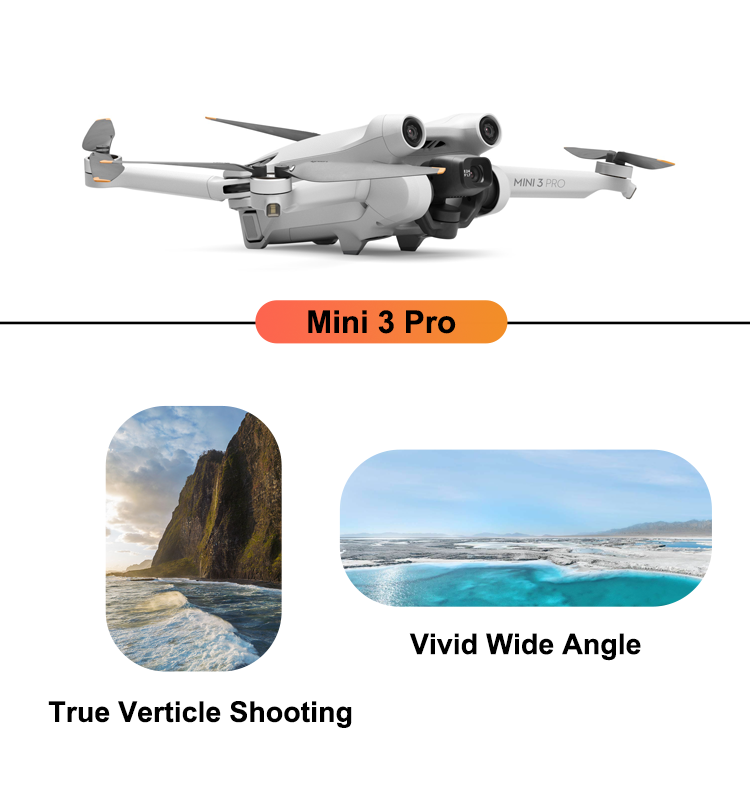 Mini 3 Pro Window Cleaning Safe Quiet Stable Uav Budget Friendly High Capacity Battery Drone For Security