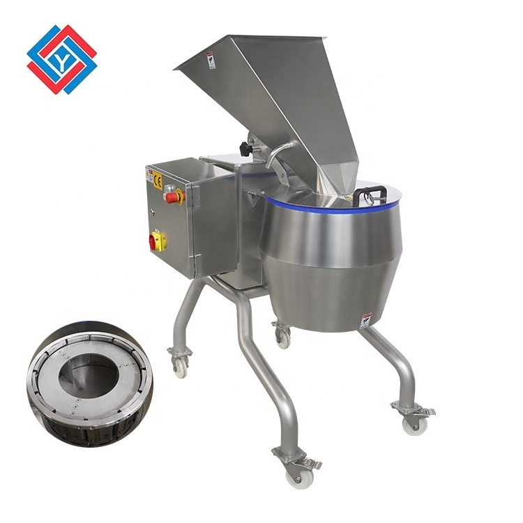 Industrial Potato Cutting Machine / Commercial Potato Slicer / Centrifugal Potato Chips Cutter 1000kg/h