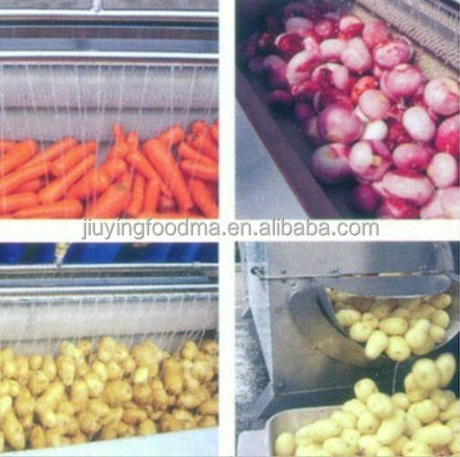 peeler type ginger/carrot/potato processing machinery/potato peeling machine