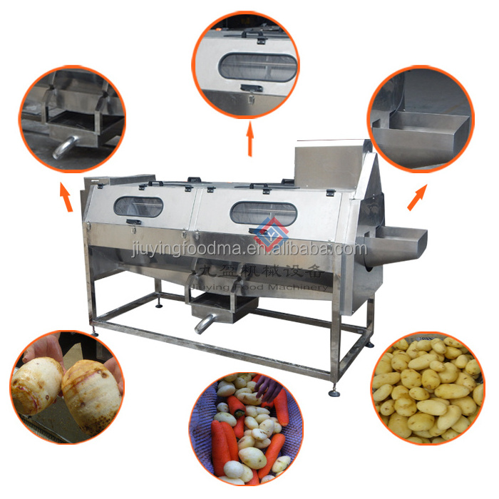 peeler type ginger/carrot/potato processing machinery/potato peeling machine