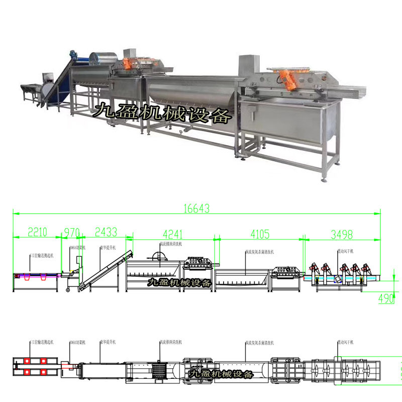 New Condition automatic preserved vegetable kimchi cutter washing processing production line/pickle manufacturing machines