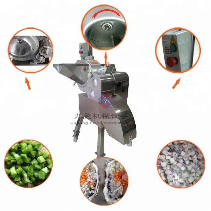 Automatic Mango Dicing Machine Electric Vegetable Chopper  Pumpkin Tomato Cube Cutting Machine