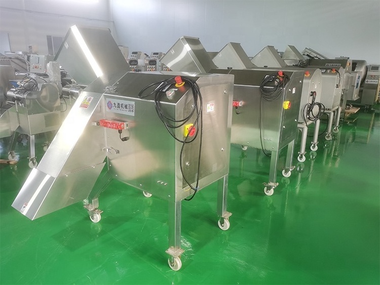 1000kg/h Commercial Fruit and Vegetables Dice Cutter 3D Sweet Potato Purple Cube Cutting Machine