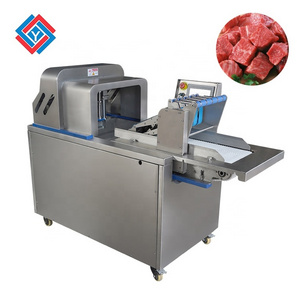 Frozen meat two dimensional dicing machine dice meat cube machine mutton meat dicer