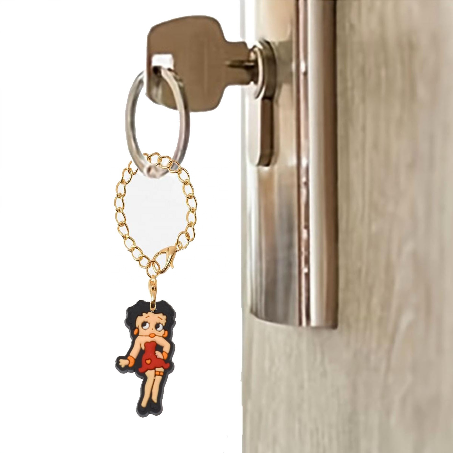 New Arrivals Stanley  Betty Boop Charm Chains Accessories for Tumbler Cartoon Charms for Cup Pendant Accessories