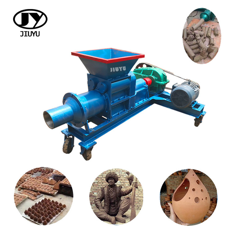 Raw materials that can produce large sculptures Squeeze out mud machine  Pug Mill