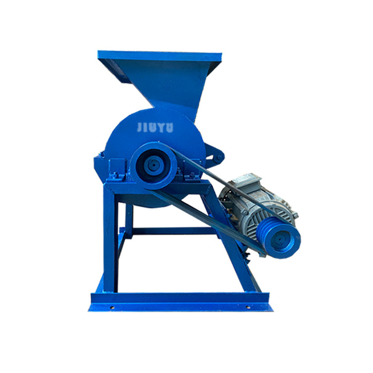 Manufacturer of soil material crusher and powder machine for flower cultivation without bottom screen