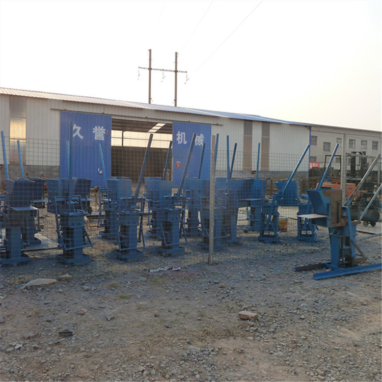 Widely used JIUYU newest clay block making machine  interlocking manual brick machine