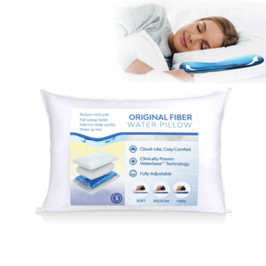 Premium Large Water Sleeping Pillow Adjustable Supportive Water Pillow for bed pillow