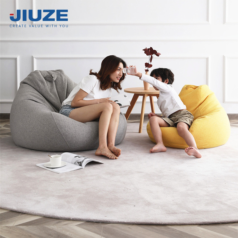 Bean Bag Chairs Comfy Giant Teardrop Bean Bag With Bean Filling Pouf for indoor use for Adults and Kids, Living Room Sofas Lazy