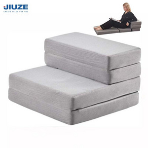 4 Inch Memory Foam Folding Mattress and Sofa Guest Sofa Z Bed Sleeping Mattress Home Hotel Bedding and SUV Car 500pcs