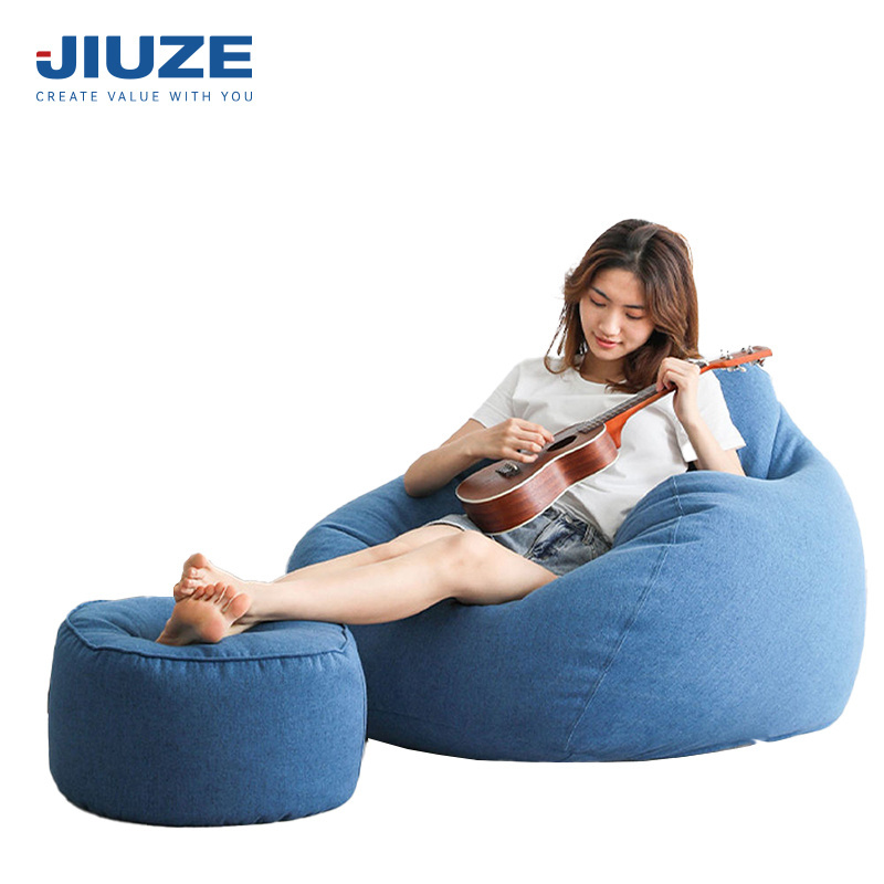 Bean Bag Chairs Comfy Giant Teardrop Bean Bag With Bean Filling Pouf for indoor use for Adults and Kids, Living Room Sofas Lazy