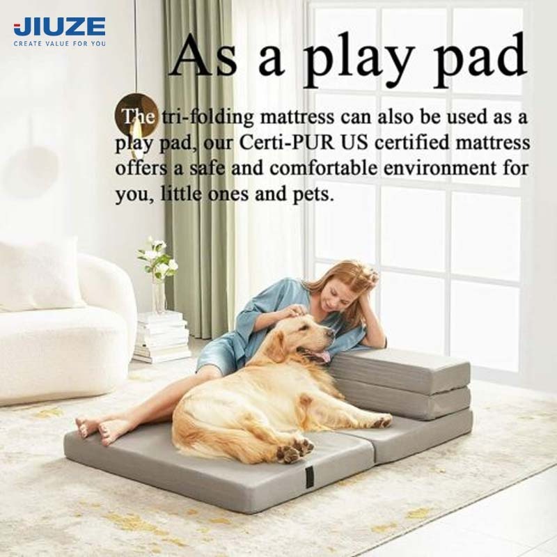 4 Inch Memory Foam Folding Mattress and Sofa Guest Sofa Z Bed Sleeping Mattress Home Hotel Bedding and SUV Car 500pcs