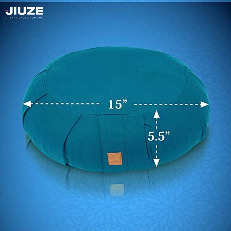 Wholesale Organic Handmade Buckwheat Zafu Meditation Seat Cushion Floor Pillow Outdoor Meditation Cushion